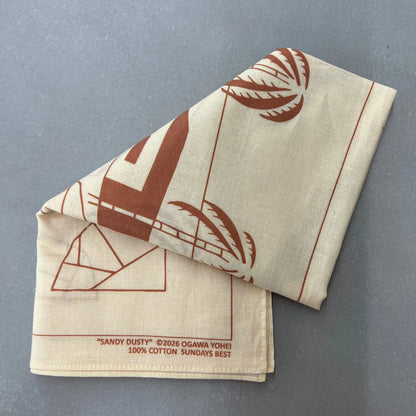 [Yohei Ogawa]FENCE original bandana "SANDY DUSTY"