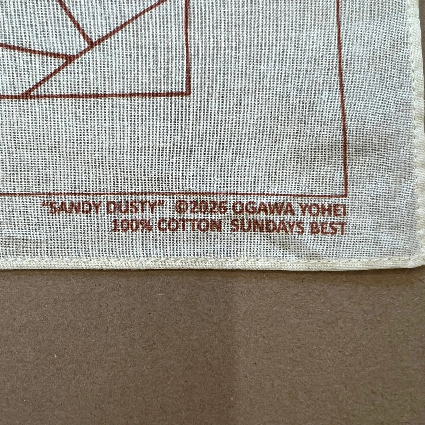 [Yohei Ogawa]FENCE original bandana "SANDY DUSTY"