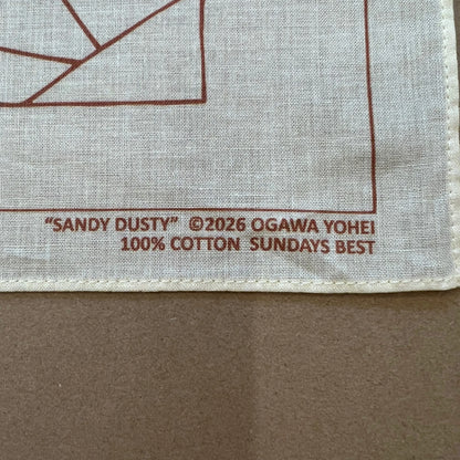[Yohei Ogawa]FENCE original bandana "SANDY DUSTY"