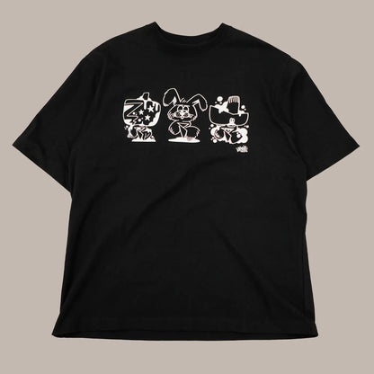 [Remio] REMYNAO x FENCE T-SHIRTS BLACK