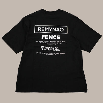 [Remio] REMYNAO x FENCE T-SHIRTS BLACK